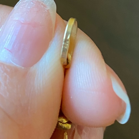 Vintage Solid 14k gold Anchor Charm pendant - Picture 4 of 7